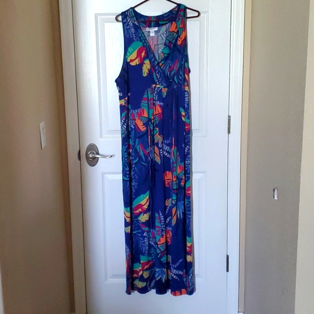 Tropical Mazi Maternity Dress
